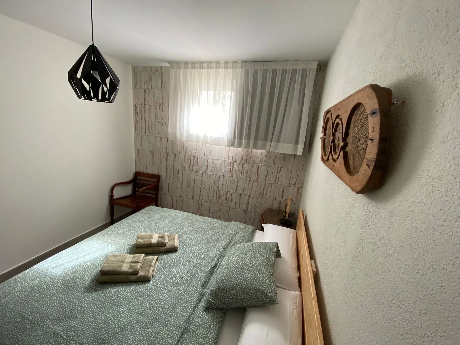 Dormitorio con dos camas